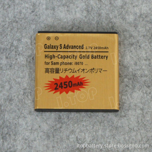 For Samsung Galaxy S Advance i9070 mobile battery,3.7V 2450mAh,18 months warranty